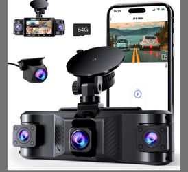 Car Dashcam with 4 cameras