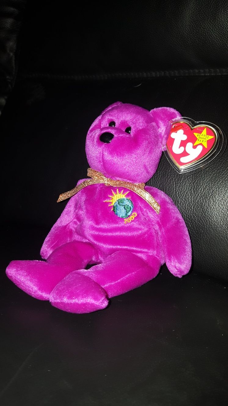 Ty Beanie Baby. Millennium bear