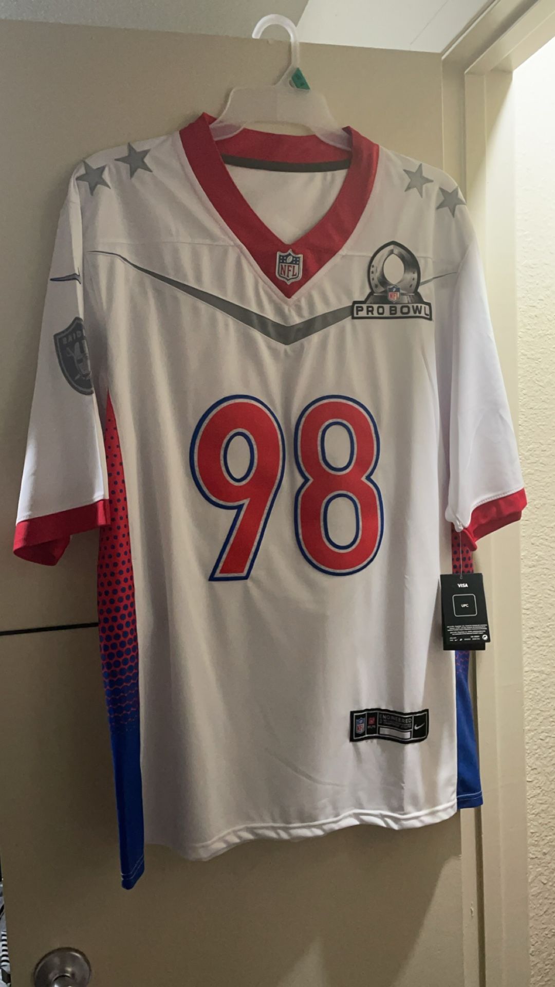 Raiders Maxx Crosby Pro Bowl Jersey XL