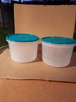 2pc Large Cookie Storage Containers