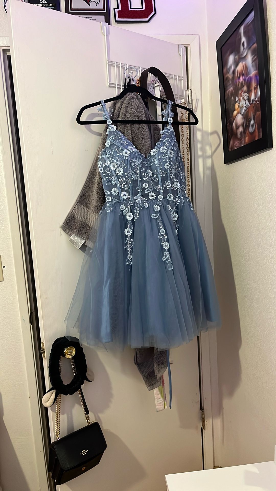 Dusty Blue Dress