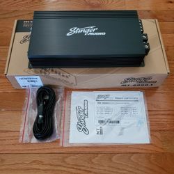 Stinger Audio MT-2000.1 Amplifier (Amp, Car Audio, System, Sub, Subwoofer, Speaker, Radio, Head Unit, System, Music, Enclosure, Tweeters, Bass, Woofer