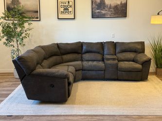 Ashley furniture Charcoal gray sectional couch delivery available
