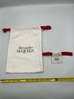 Alexander McQueen 8.5 x 11.5 Inch Drawstring Storage Bag With Tiny Bag