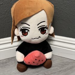 Jujutsu Kaisen Kugisaki Nobara Watermelon Sitting Plush Doll