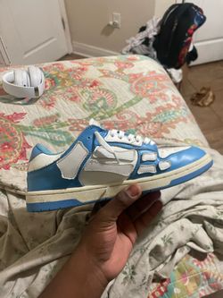 Amiri Skeleton low “Blue Powder”