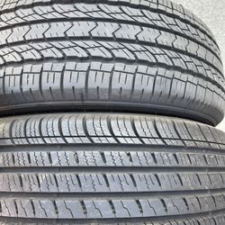 TWO USED TIRE 235/65R18 SUREDRIVE AND OPEN COUNTRY ONE HAVE PARCH INSTALLATION AND BALANCING $100 Cash Only 