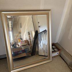 Gold Framed Wall Mirror