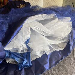 Vestido De Quinceañera, Talla 3, Color Royal Blue,  Modelo Ragaza