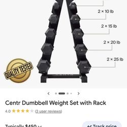 Dumbbell set for sale brand new