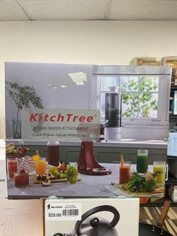 KitchTree Cold Press Juicer Stand Mixer Attachment
