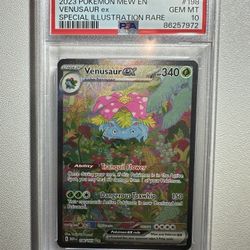 Venusaur Ex 151 PSA 10