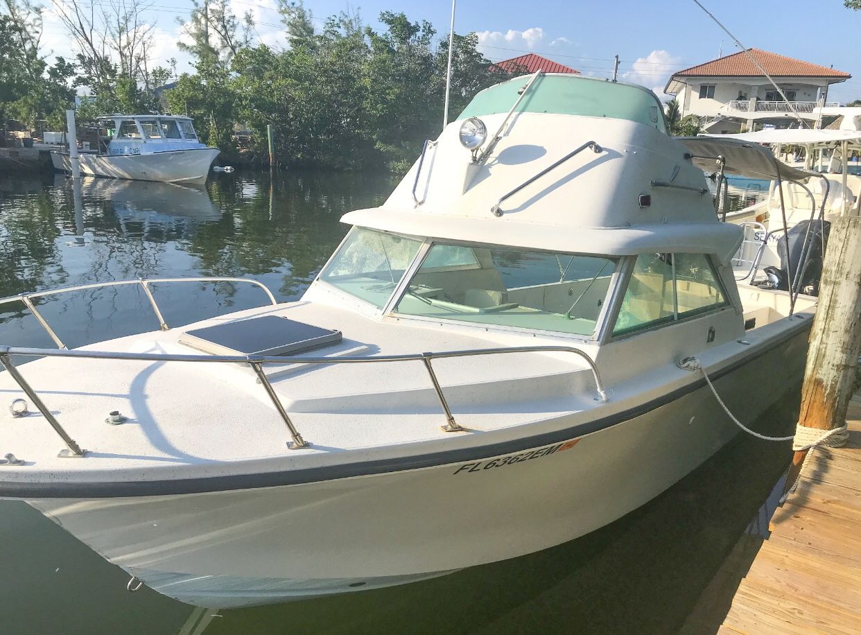27 ft Scottie Craft Boat Diesel 6 in line!