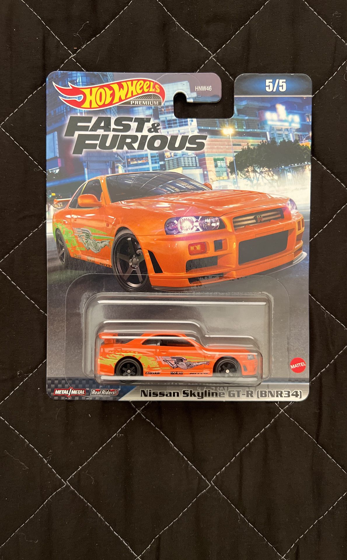 Hot Wheels Premium Fast And Furious Nissan Skyline GTR R34 New Supra Paint Job