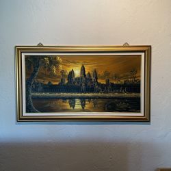Angkor Wat Oil Painting 