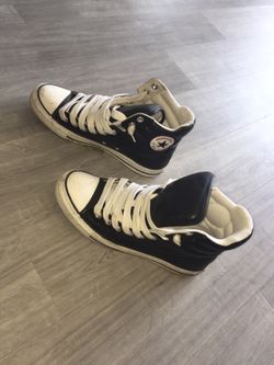 Converse leather black size 9.5