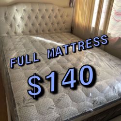 BRAND NEW PILLOW TOP MATTRESSES ✅ COLCHONES NUEVOS PILLOW TOP 💯‼️   QUEEN SIZE $150 ❌ $210 With Box Spring   FULL SIZE $140 ❌ $200 With Box Spring💥 