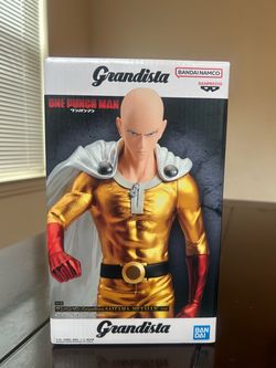 Banpresto One Punch Man Saitama Metallic Grandista Son Goku III Figure