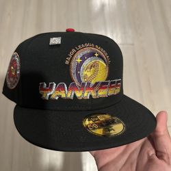 New Era Yankees 1949 WS Metallic Galaxy 7 5/8