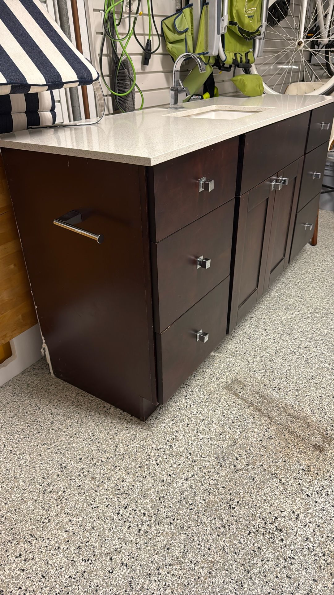 Bathroom Vanity Countertop Faucet Pop Up
