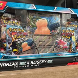 Pokemon Snorlax and Blissey EX Box set Pokemon Cards 