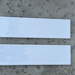 Frost White Glossy Ceramic Tile 3” X 12”