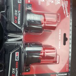 Milwaukee M12 (3.0x2) New *Genuine Milwaukee*