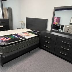 Bedroom Set With Bonus Mattress Set Included. Free Local Delivery!! All Just $978🚨🚨🚨