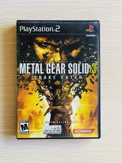 PS2: Metal Gear Solid 3 - Snake Eater with Instruction Booklet