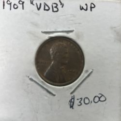 1909 VDB Wheat Penny