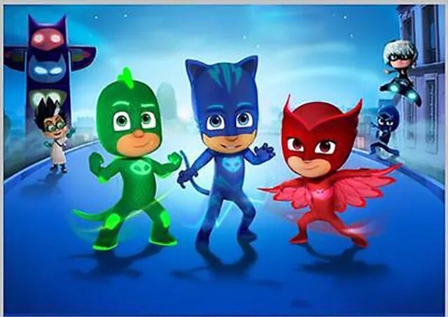 PJ Masks custom Photo Backdrop 7'W x 5'H