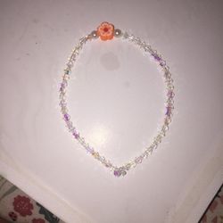 Orange Flower Bracelet 