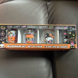 Hello Kitty Halloween shot glasses