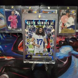 Puka Nacua RARE  BLUE HYPER REFRACTOR