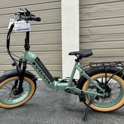VTUVIA SX20 Antelope 750 Watts Step Thru E-bike In Green
