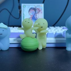 Smiski GID Figures Set of 6 – No Box, Great Condition