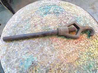 Vintage Sierra Fire Hydrant Spanner Wrench - Cast Iron, 1940s-60s