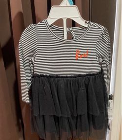 Baby Girl Halloween Boo Tutu Dress