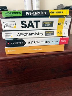 Free SAT, AP Chemistry, and Pre Calculus Test Prep Books