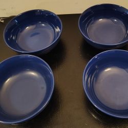 Blue Glassware Plates 
