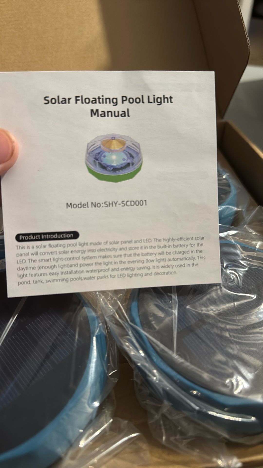 Solar Floating Pool Lights