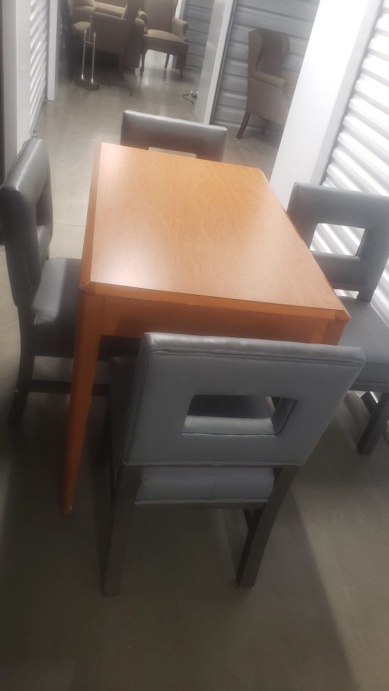 Table And Four Chairs 
