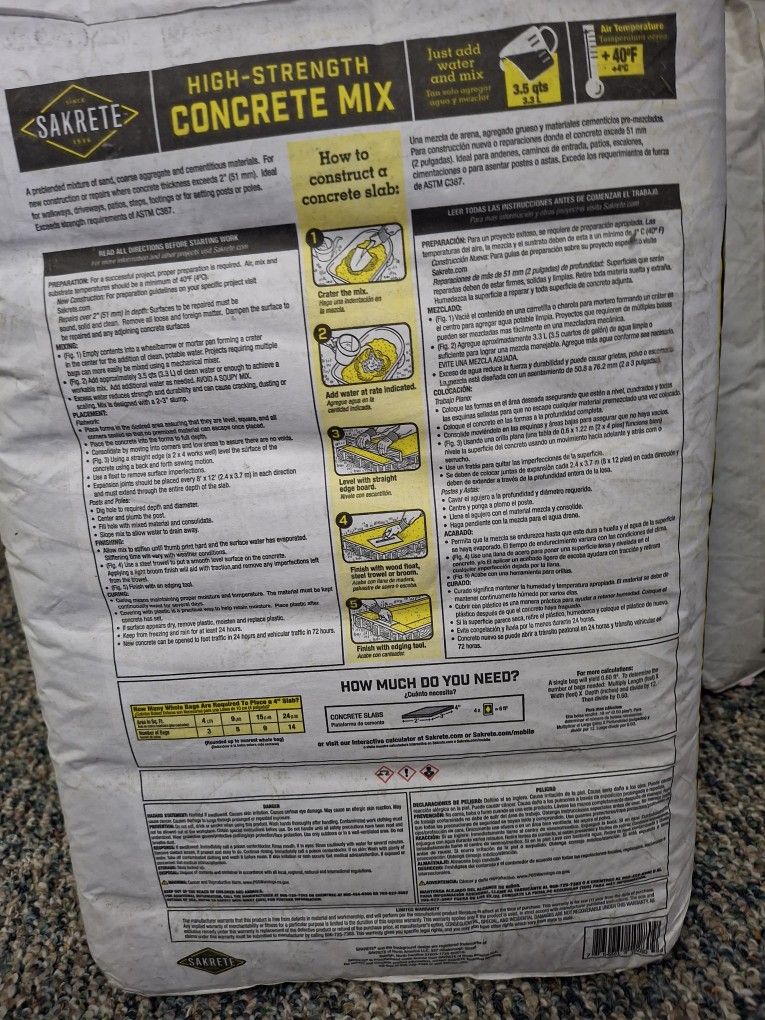 Concrete Bags