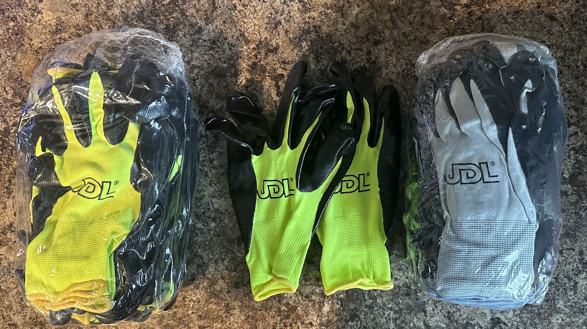 JDL Work Gloves (12 Pack ) XXL & XL