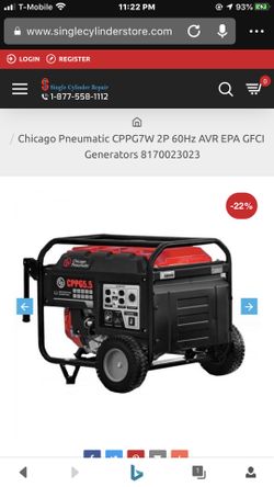 6500 Watts Commercial Brand New Generator