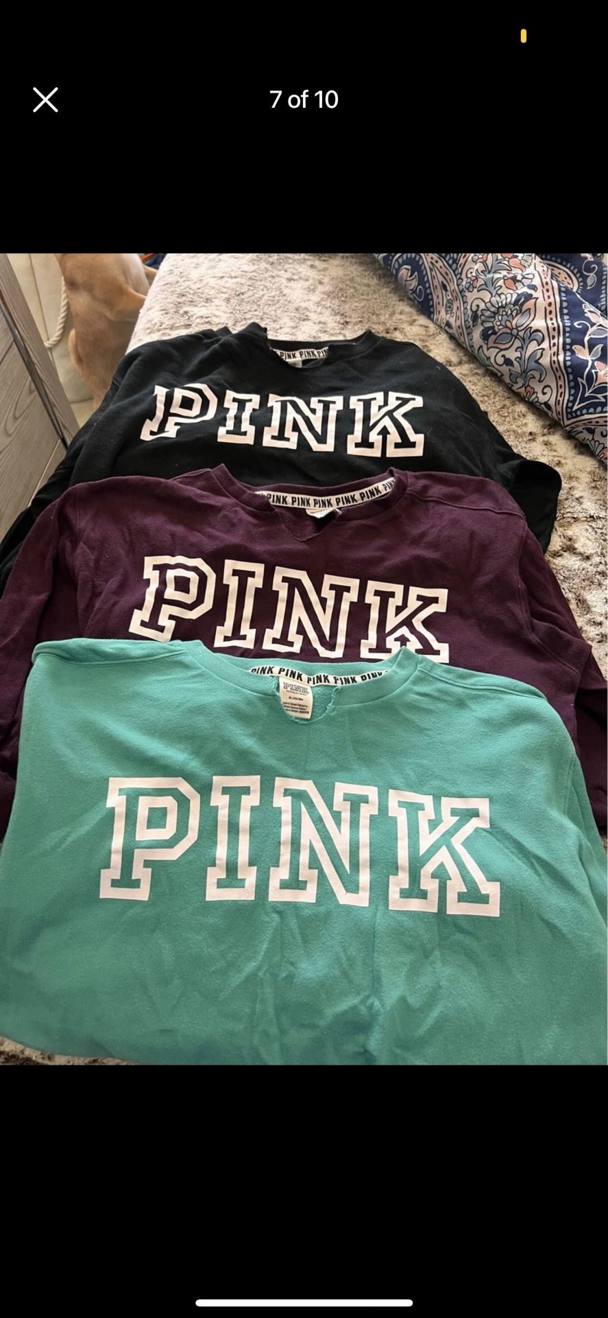 Large Womens Pink Vs