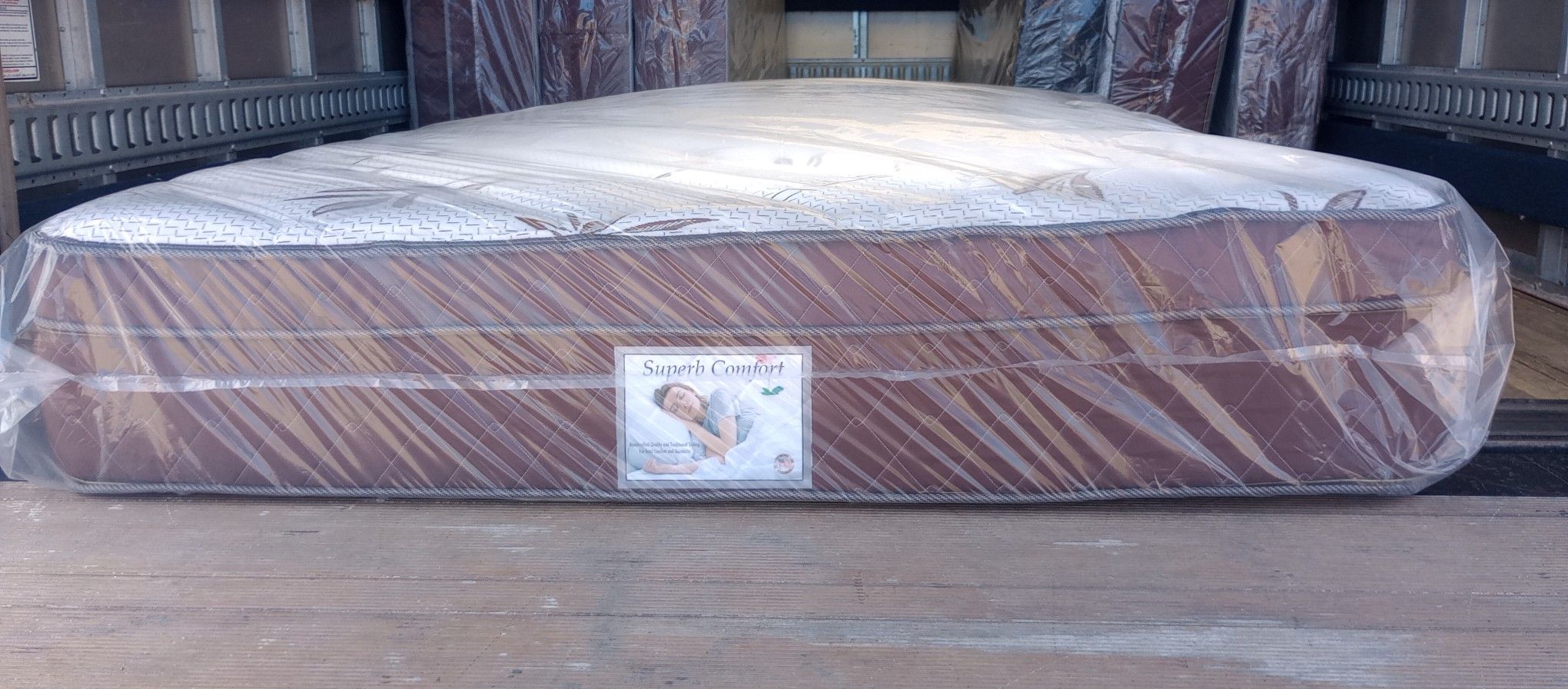 Brand New Queen Size Pillowtop Mattress Included Box Spring Free Delivery