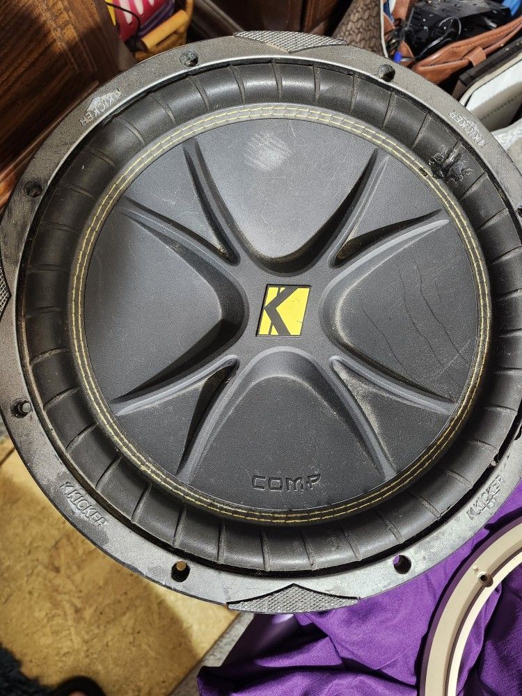 12 Inch Kicker Comp Single Voice Coil