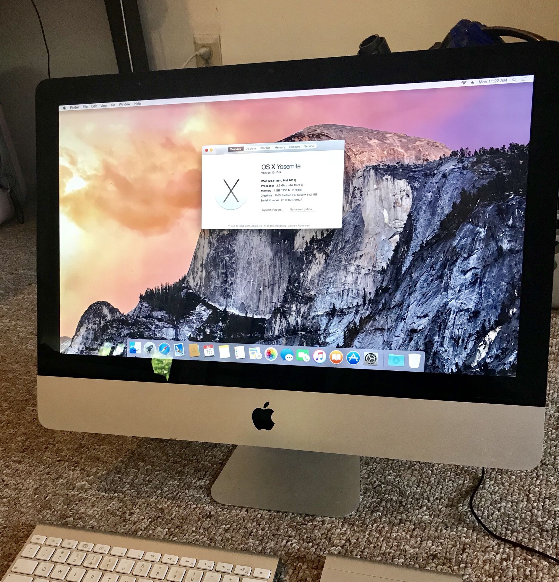 iMac 21.5in, Mid 2011