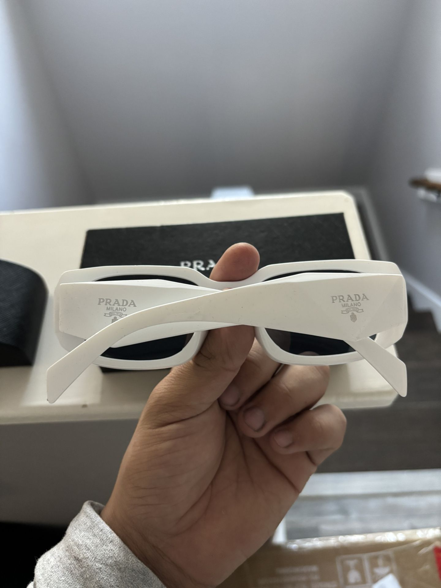 white prada sunglasses